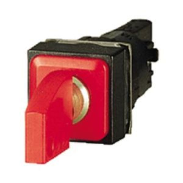 Key-operated actuator, 3 positions, red, maintained image 4