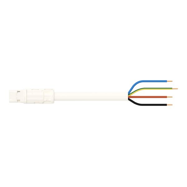 pre-assembled connecting cable Eca Plug/open-ended white image 4