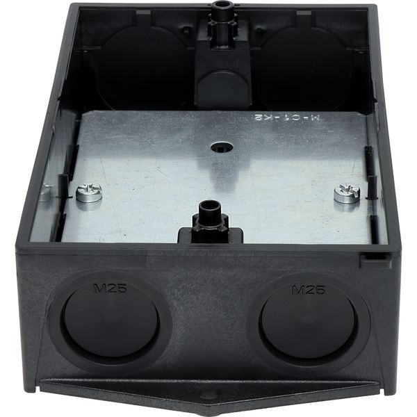 Insulated enclosure, HxWxD=160x100x100mm, +mounting plate image 48