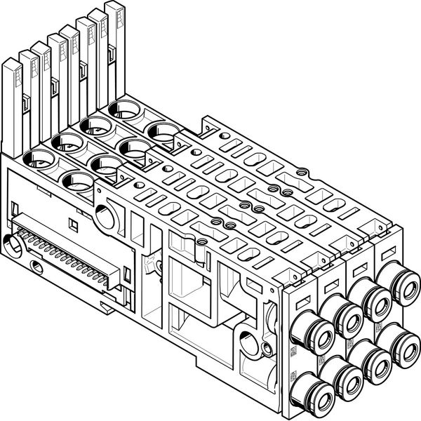 VMPAL-AP-4X10-QS1/4"-2 Sub-base image 1