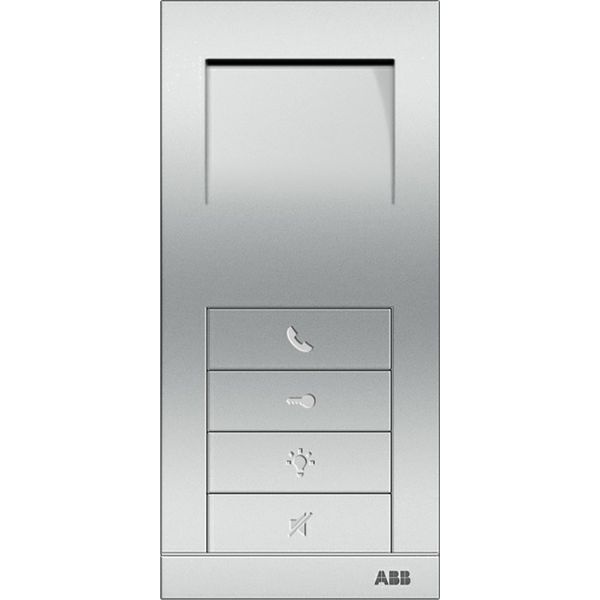 83210 AP-683-500-02 Audio handsfree indoor station, 4 buttons,Silver image 1