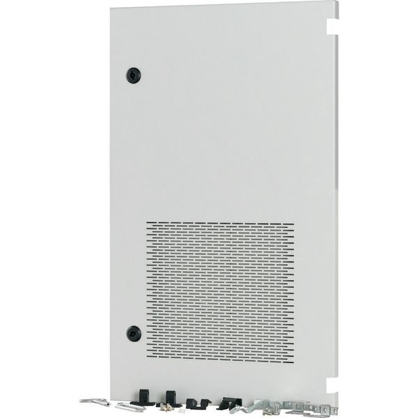 Section wide door, ventilated, right, HxW=700x425mm, IP31, grey image 2