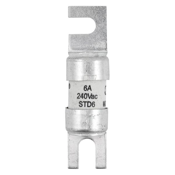 Fuse-link, LV, 6 A, AC 240 V, BS88, 12 x 47 mm, gL/gG, BS image 5