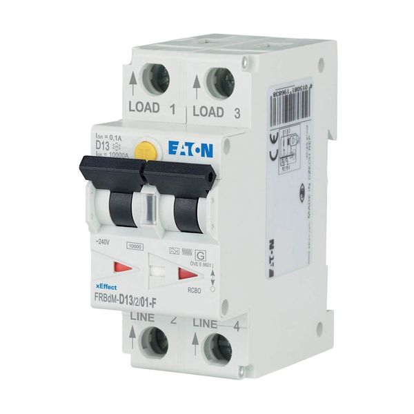 Digital RCD/MCB combination, 13 A, 100 mA, MCB trip characteristic: D, 2p, RCD trip characteristic: F image 6