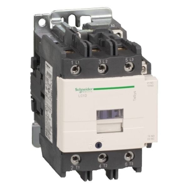 TeSys Deca contactor , 3P(3 NO) , AC-3/AC-3e , = 440V, 80A , 220V DC wide range coil image 3