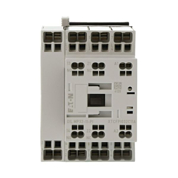 Contactor, 4 pole, AC operation, AC-1: 32 A, 1 N/O, 1 NC, 230 V 50/60 Hz, Push in terminals image 5