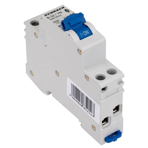 Miniature Circuit Breaker (MCB) AMPARO 6kA, B 32A, 1+N, 1MW image 6