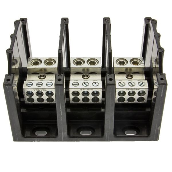 Terminal block, low voltage, 350 A, AC 600 V, DC 600 V, 3P, UL image 2