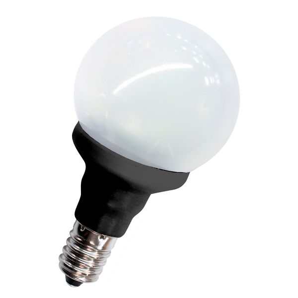 LED Deco Golf Ball E14, LEDwwfrosted cap, 8 LED's, 12V, 0,5W image 1