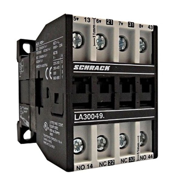 Auxiliary Contactor 4A EC, 230VAC, 2NO+2NC image 1