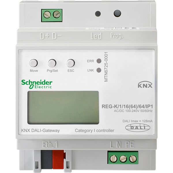 KNX DALI REG-K / 1/16 (64 ) / 64 / IP1 image 1