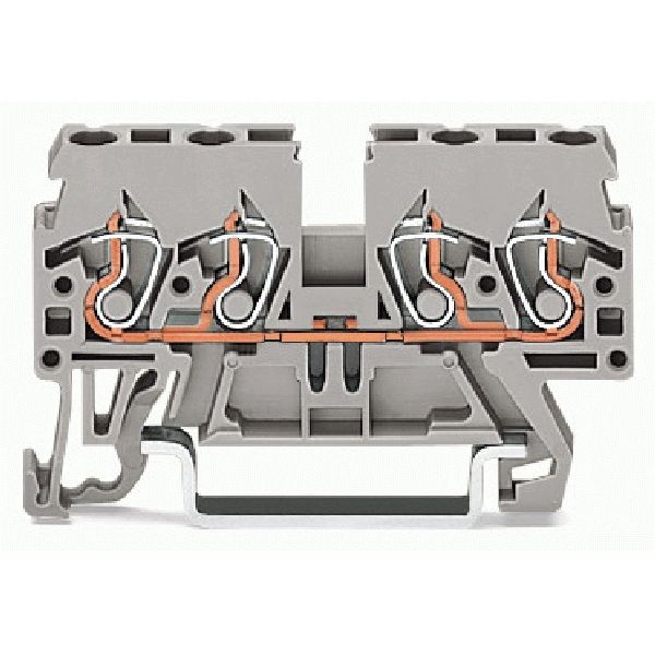 4-conductor through terminal block 2.5 mm² side and center marking ora image 1