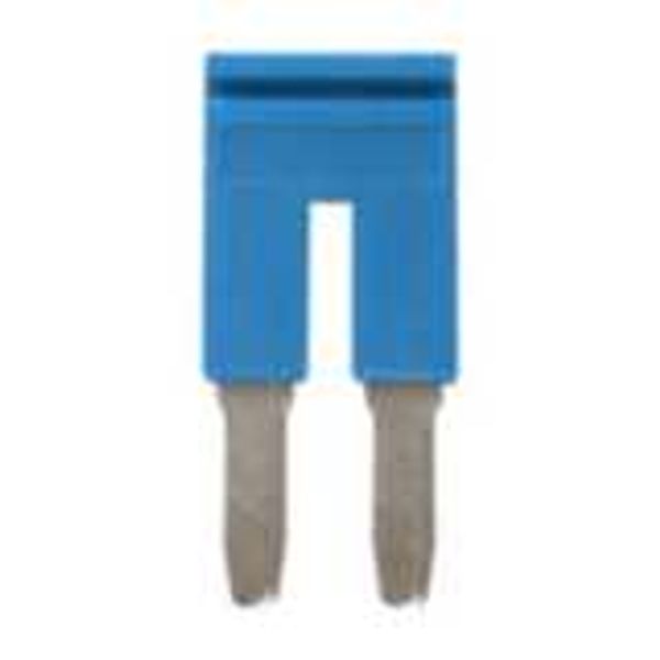 Short bar for terminal blocks 4 mm² push-in plus models, 2 poles, blue image 4