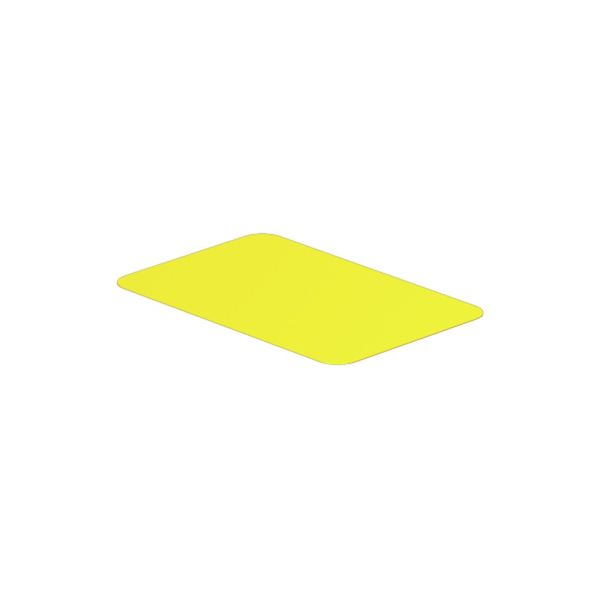 Device marking, halogen-free, Self-adhesive, 27 mm, Polyester, yellow image 1