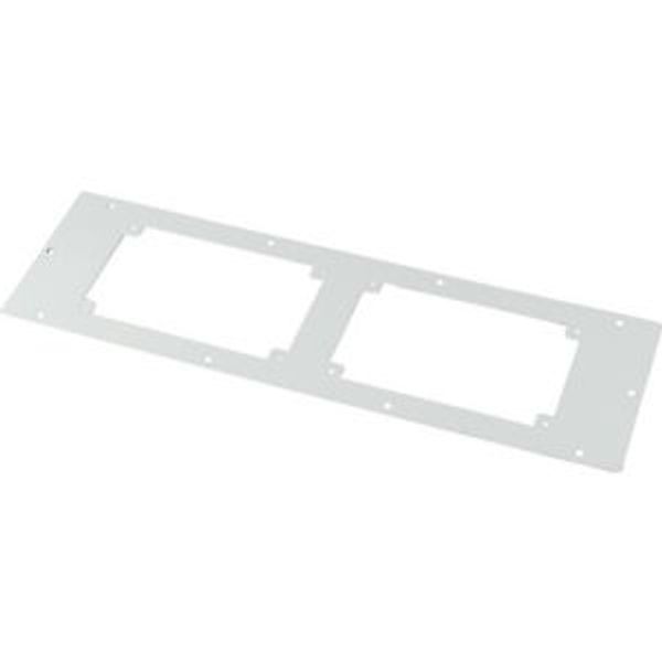 Bottom plate, for width = 1200mm, 4 flange apertures F3A image 2