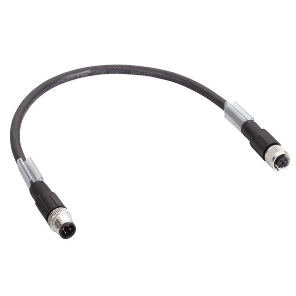 BUS CABLE,STRAIGHT,M12-B,MALE-FEM, 15M image 1