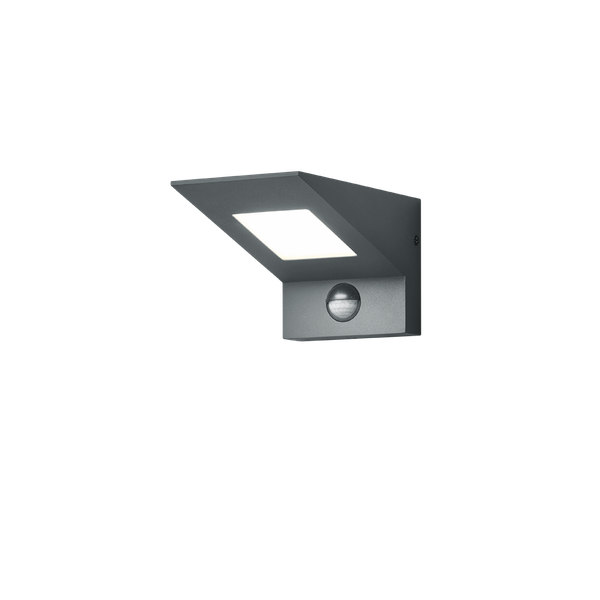 Nelson LED wall lamp anthracite motion sensor image 1