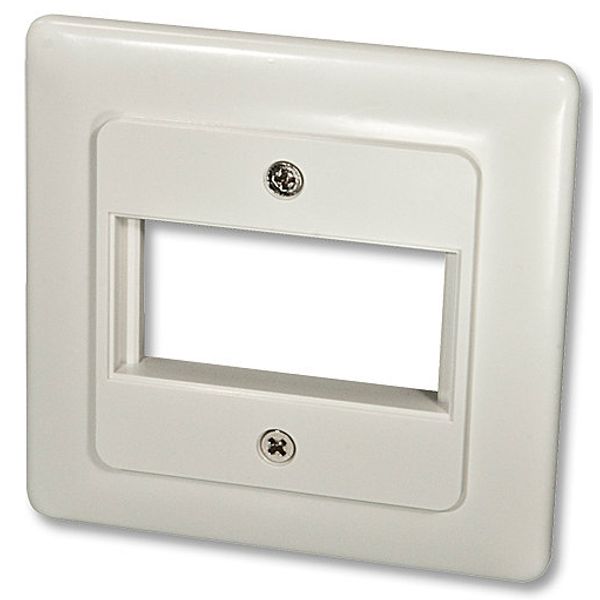 Wall Box DE for Snap-in module and AV Extender Module with front  plate to accommodate one snap-in module from the LINDY AV extender series! image 1