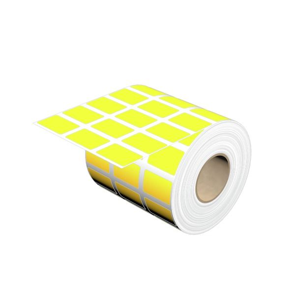 Device marking, Self-adhesive, halogen-free, 30 mm, Polyester, yellow image 2