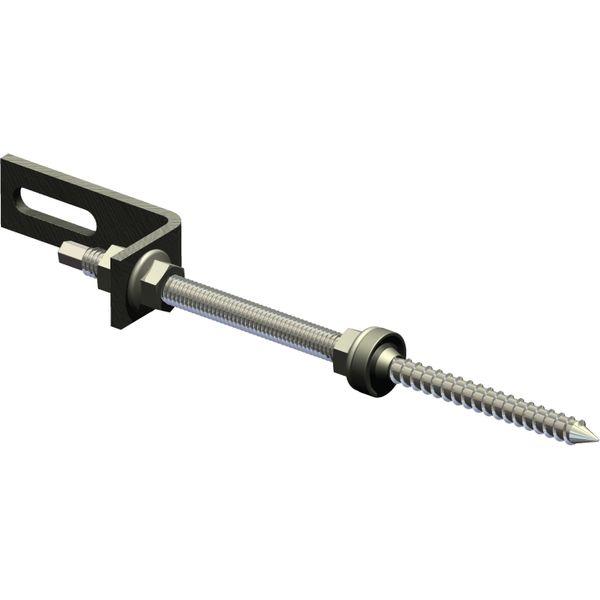 Hanger bolt 300mm M12 vertical stainless steel image 1