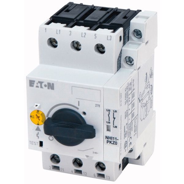 Motor-protective circuit-breaker, 3p+1N/O+1N/C, Ir=16-20A, screw conne image 1