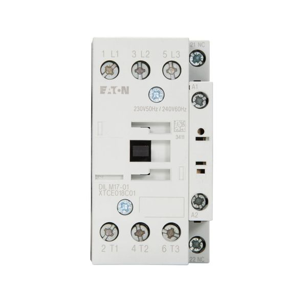 Contactor, 3 pole, 380 V 400 V 7.5 kW, 1 NC, 230 V 50 Hz, 240 V 60 Hz, AC operation, Screw terminals image 9