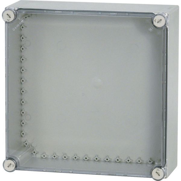 Insulated enclosure, smooth sides, HxWxD=375x375x150mm image 2