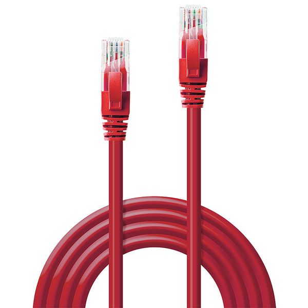 15m Cat.6 U/UTP Network Cable, Red RJ45, M/M, 250MHz, Copper image 2