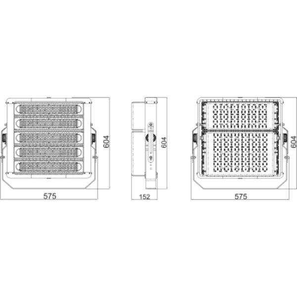 ECO HIGH POWER FLOODLIGHT 500W 857 W 67500LM BK image 7