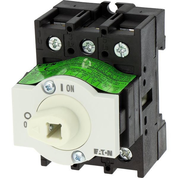Main switch, P1, 32 A, rear mounting, 3 pole image 10