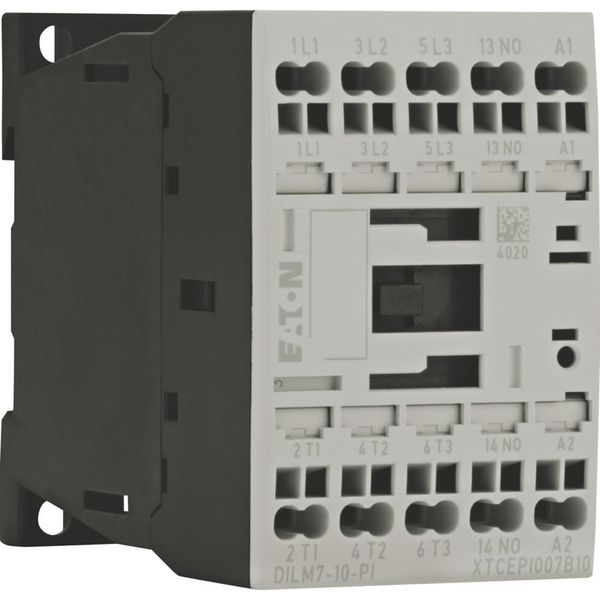 Contactor, 3 pole, 380 V 400 V 3 kW, 1 N/O, 230 V 50 Hz, 240 V 60 Hz, AC operation, Push in terminals image 8