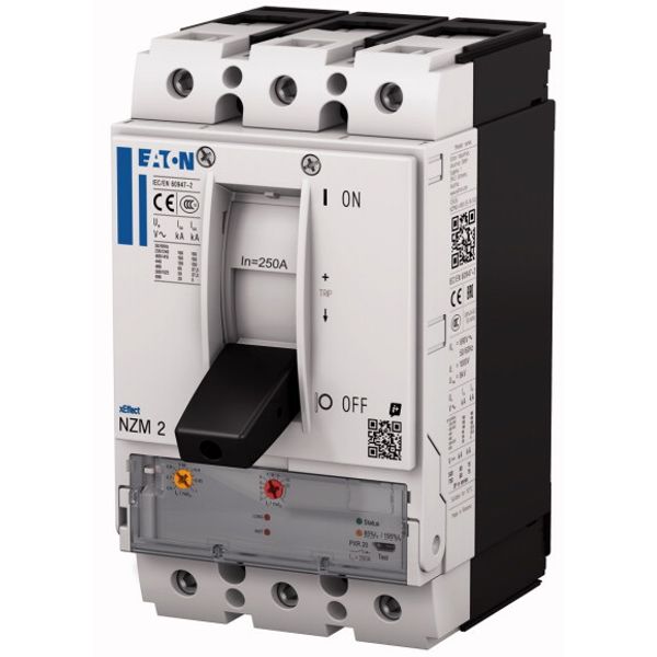 NZM2 PXR10 circuit breaker, 160A, 3p, Screw terminal, UL/CSA image 1