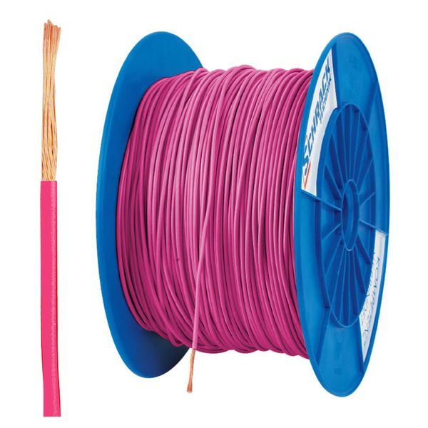 PVC Insulated Single Core Wire H05V-K 1mmý pink (coil) image 1