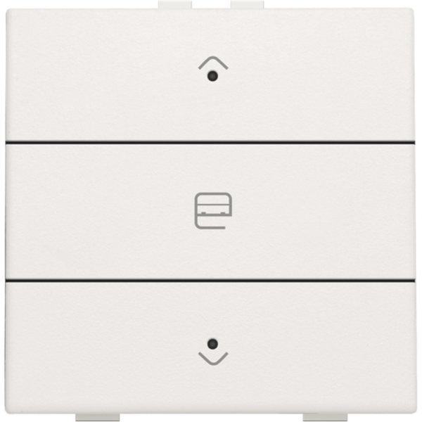 Single motor control with LED for Niko Home Control, white image 2