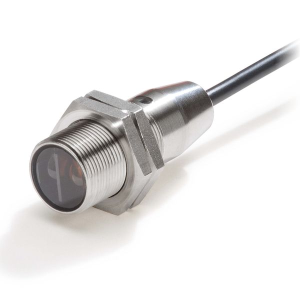 Photoelectric sensor, M18 threaded barrel, stainless steel, infrared L image 2