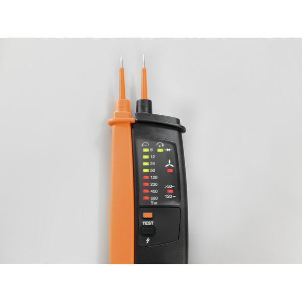 Voltage tester, DC voltage measuring range: 690 V, LED, Continuity tes image 3