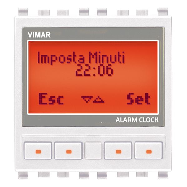Alarm clock 120-230V white image 1