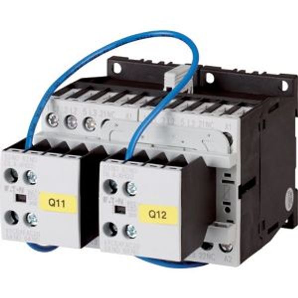 Reversing contactor combination, 380 V 400 V: 3 kW, 24 V DC, DC operation image 2