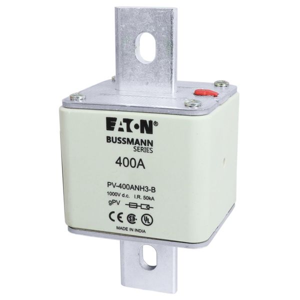 FUSE 400A 1000V DC PV SIZE 3 BOLTED TAG image 8