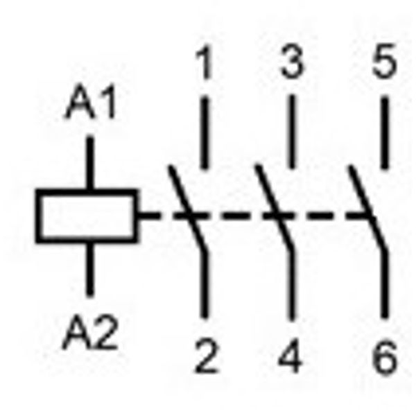 Modular contactor 40A, 3 NO, 230VAC, 3MW image 3