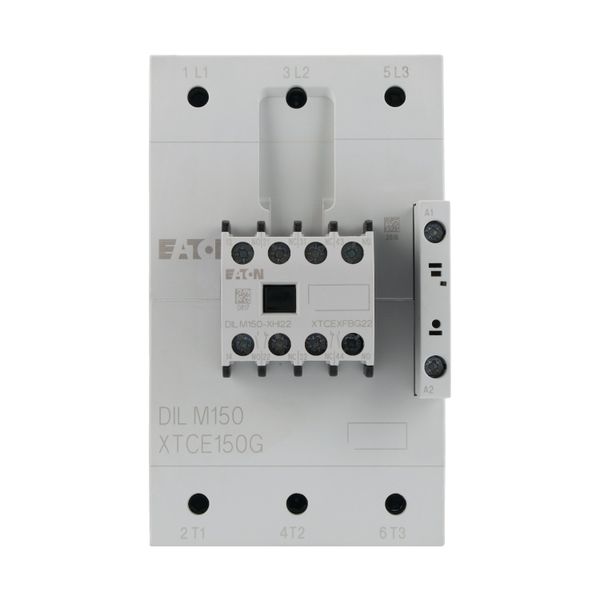 Contactor, 380 V 400 V 75 kW, 2 N/O, 2 NC, RAC 440: 380 - 440 V 50/60 Hz, AC operation, Screw terminals image 14