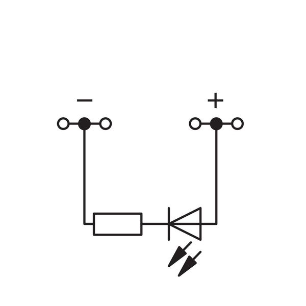 Component terminal block 4-conductor LED (red) gray image 4