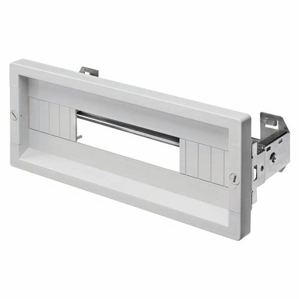 COVERING PANEL WITH WINDOW - FAST AND EASY - 1 MODULE HIGH - 24 MODULES - GREY RAL 7035 image 2