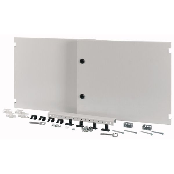 Section wide door, closed, HxW=450x1200mm, IP55 image 1