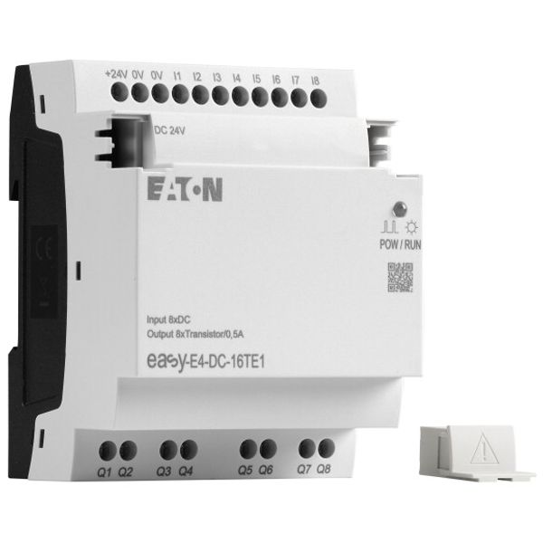 I/O expansion, For use with easyE4, 24 V DC, Inputs expansion (number) digital: 8, screw terminal image 4