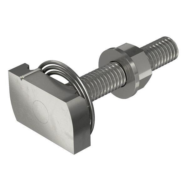 MS41HBF M10x60A4 Hammerhead screw with spring for profile rail MS4121/4141 M10x60mm image 1