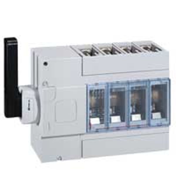 Isolating switch - DPX-IS 630 w/o release - 4P - 400 A - left-hand side handle image 1