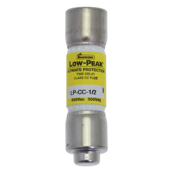 Fuse-link, LV, 0.5 A, AC 600 V, 10 x 38 mm, CC, UL, time-delay, rejection-type image 3