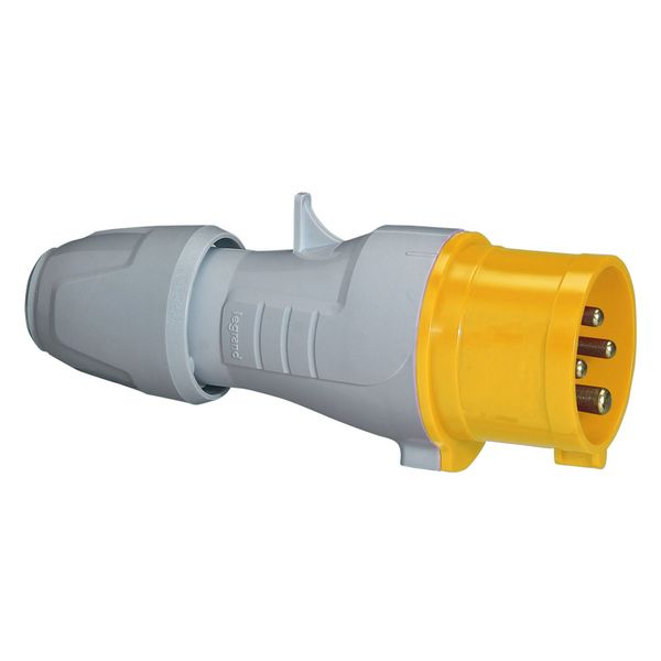 STRAIGHT PLUG 32A 2P+E 100/130V IP44 image 1