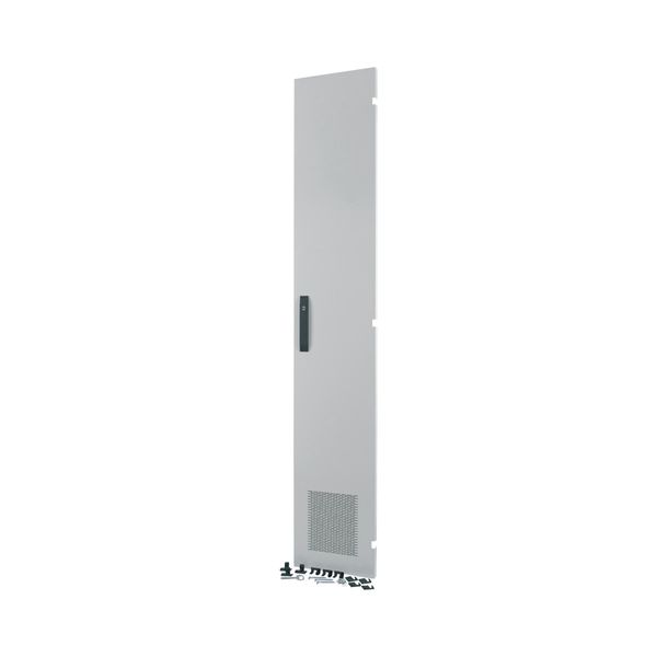 Cable connection area door, ventilated, for HxW = 2000 x 350 mm, IP31, grey image 2